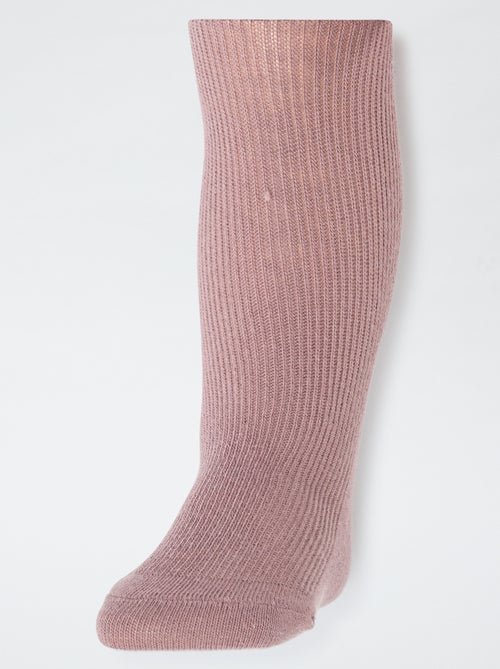 Pack de 2 leotardos cálidos de punto jersey - Kiabi