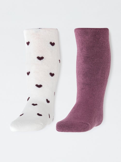 Pack de 2 leotardos cálidos - Kiabi