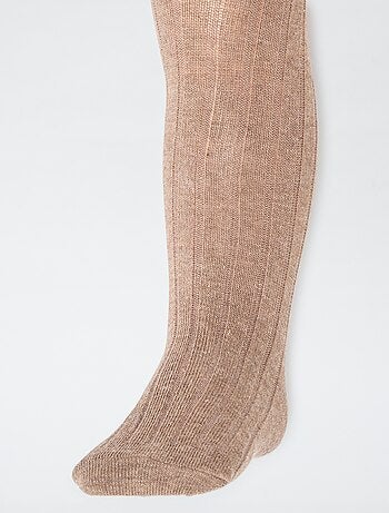 Pack de 2 leotardos de canalé abrigados