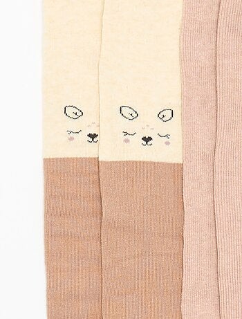 Pack de 2 leotardos estampados