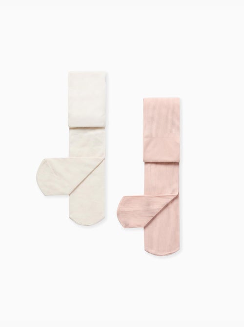 Pack de 2 leotardos de microfibra - Kiabi