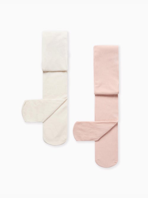 Pack de 2 leotardos de microfibra - Kiabi