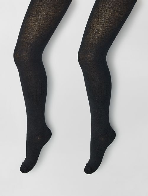 Pack de 2 leotardos - NEGRO - Kiabi - 6.00€