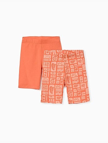 Pack de 2 mallas cortas lisas y estampadas