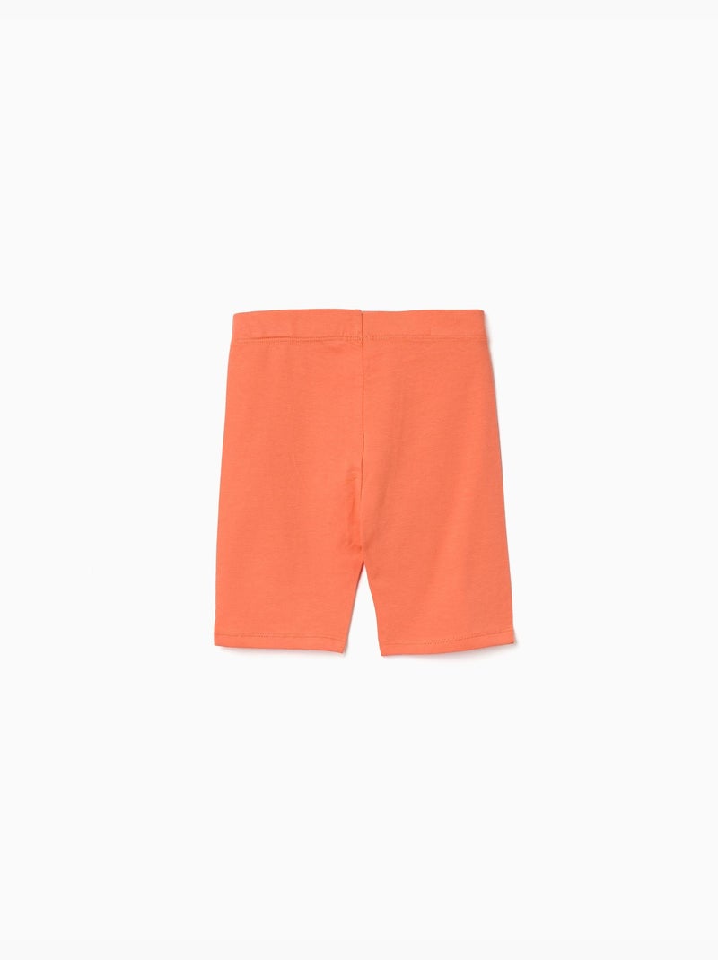 Pack de 2 mallas cortas lisas y estampadas Negro Naranja - Kiabi