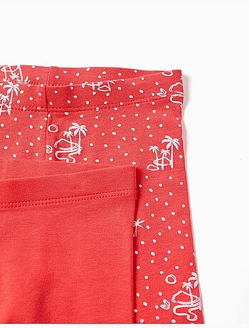 Pack de 2 mallas cortas lisas y estampadas