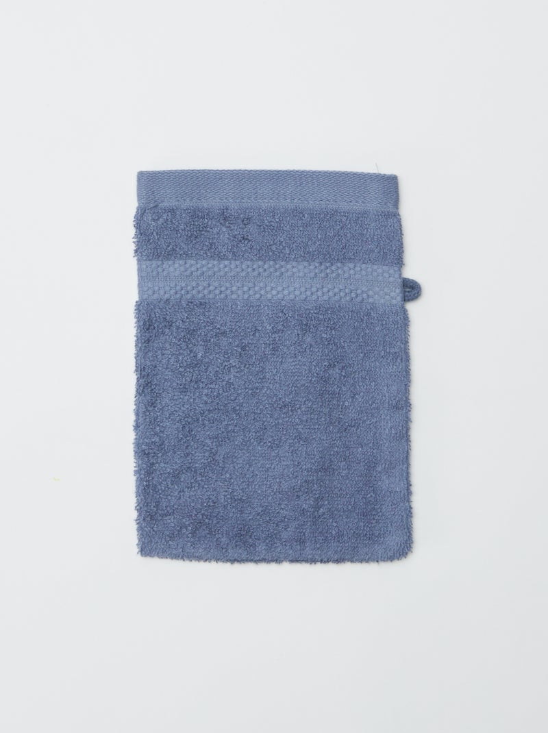 Pack de 2 manoplas de baño  - Kiabi Home AZUL - Kiabi