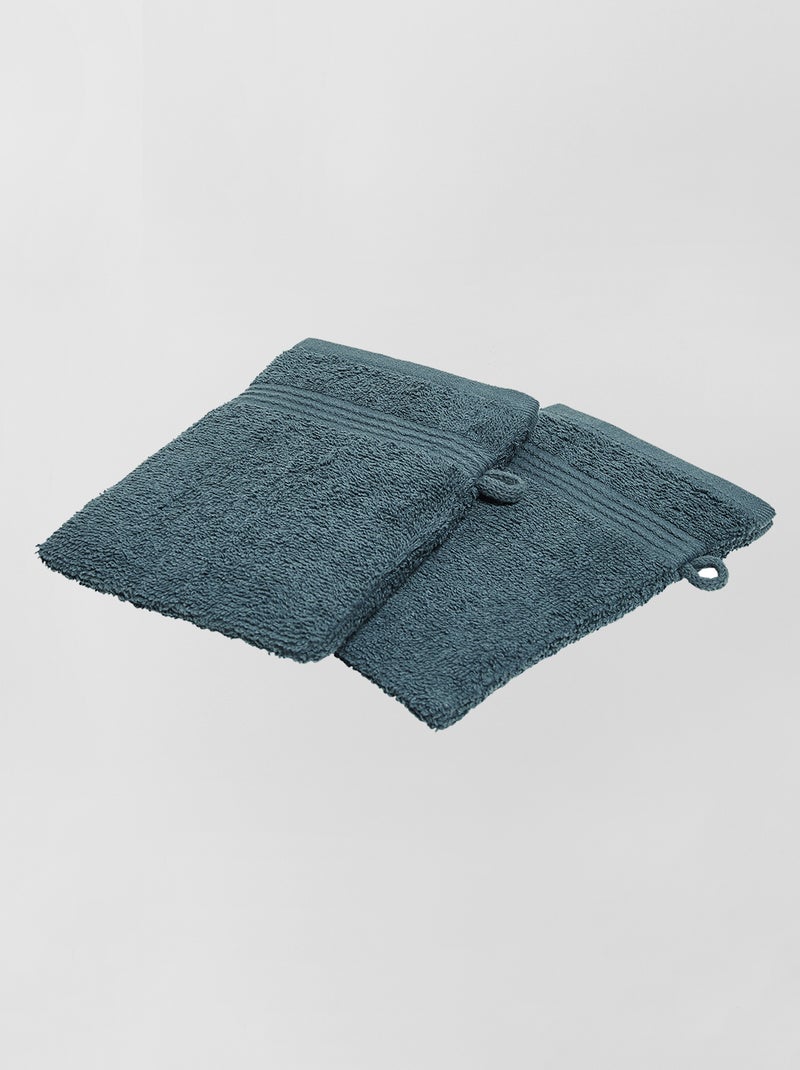 Pack de 2 manoplas de baño BEIGE - Kiabi