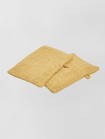 Pack de 2 manoplas de baño
