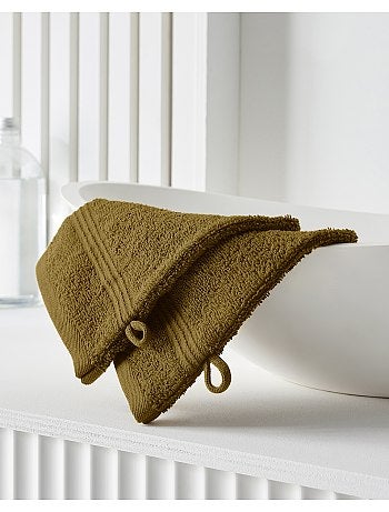 Pack de 2 manoplas de baño