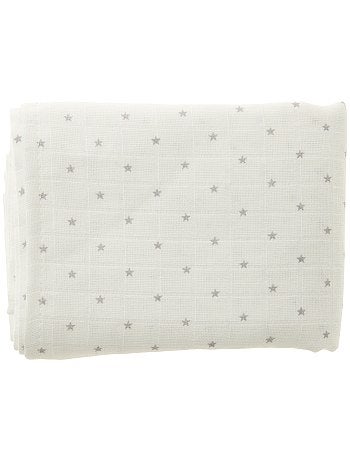 Pack de 2 mantas de algodón orgánico puro - Kiabi