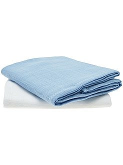 Trapitos - Pack de 2 mantas para bebé de algodón orgánico