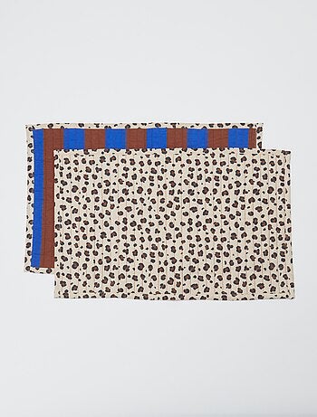 Pack de 2 manteles individuales 30 x 45 cm - Kiabi Home