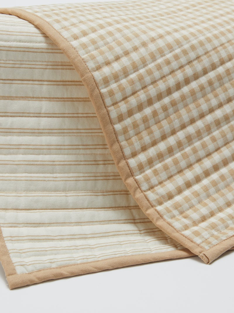 Pack de 2 manteles individuales 32 x 40 cm doble estampado - Kiabi Home BEIGE - Kiabi
