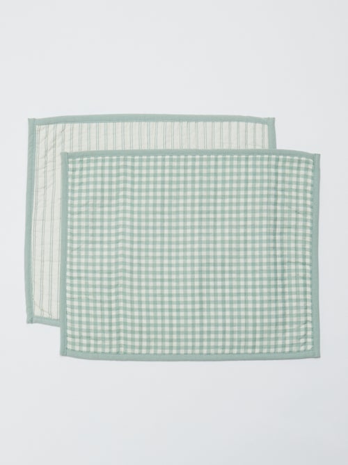 pack de 2 manteles individuales (32x40 cm) doble estampado - Kiabi Home - Kiabi