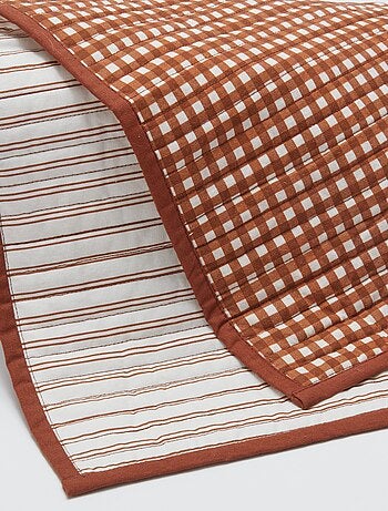 pack de 2 manteles individuales (32x40 cm) doble estampado - Kiabi Home