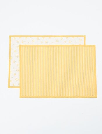Pack de 2 manteles individuales a cuadros