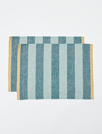 Pack de 2 manteles individuales con diseños 32 x 45 cm - Kiabi Home