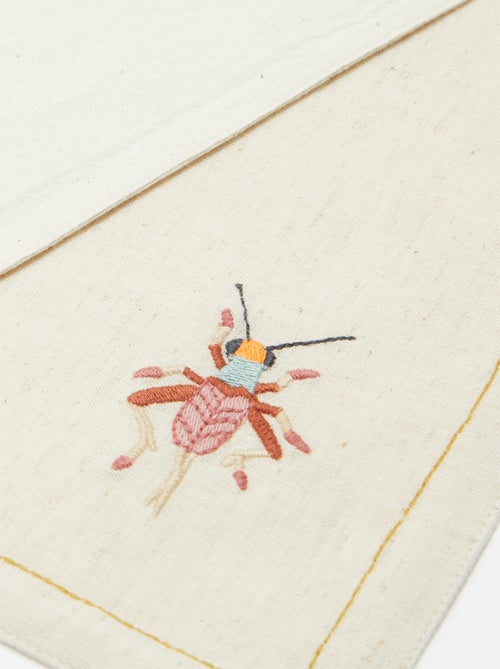 Pack de 2 manteles individuales de lino mixto - Kiabi Home - Kiabi