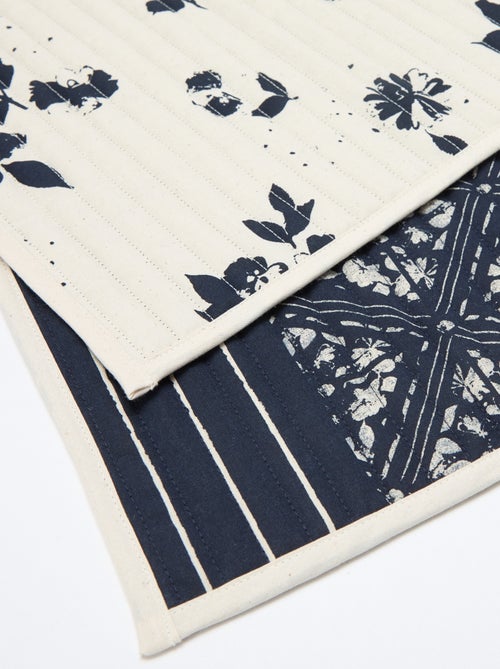 Pack de 2 manteles individuales estampados - Kiabi Home - Kiabi Pack de 2 manteles individuales estampados - Kiabi Home - Kiabi
