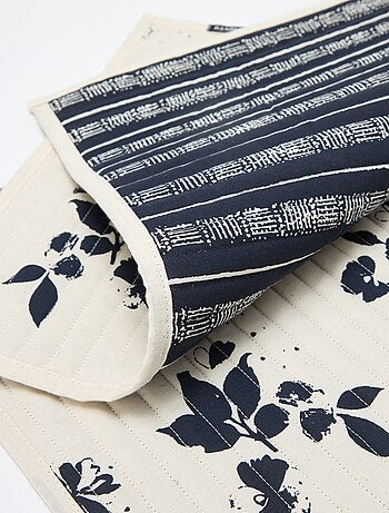 Pack de 2 manteles individuales estampados 32 x 45 cm - Kiabi Home