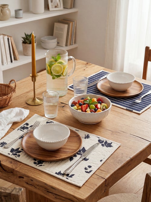 Pack de 2 manteles individuales estampados - Kiabi Home - Kiabi Pack de 2 manteles individuales estampados - Kiabi Home - Kiabi