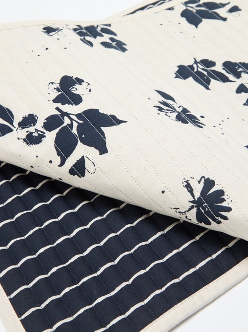 Pack de 2 manteles individuales estampados - Kiabi Home - Kiabi Pack de 2 manteles individuales estampados - Kiabi Home - Kiabi