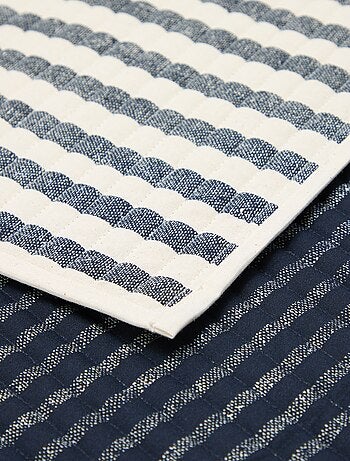 Pack de 2 manteles individuales estampados 32 x 45 cm - Kiabi Home
