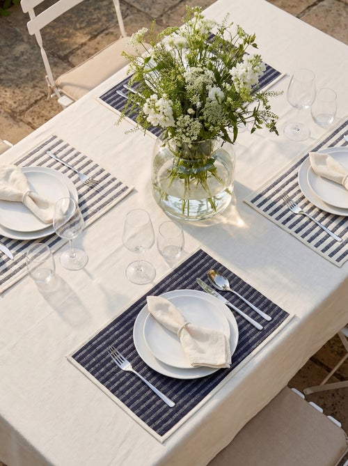 Pack de 2 manteles individuales estampados 32 x 45 cm - Kiabi Home - Kiabi