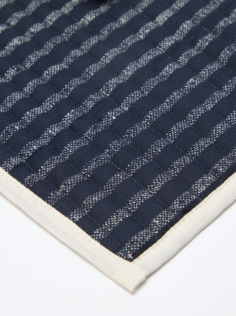 Pack de 2 manteles individuales estampados 32 x 45 cm - Kiabi Home Azul - Kiabi