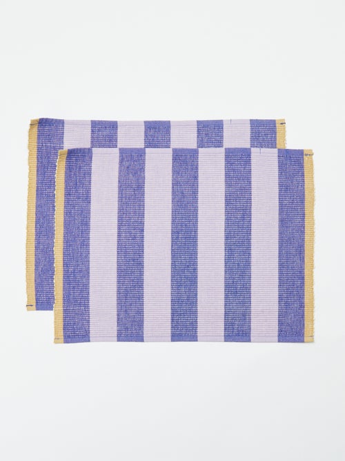 Pack de 2 manteles individuales estampados (32x45 cm) - Kiabi Home - Kiabi