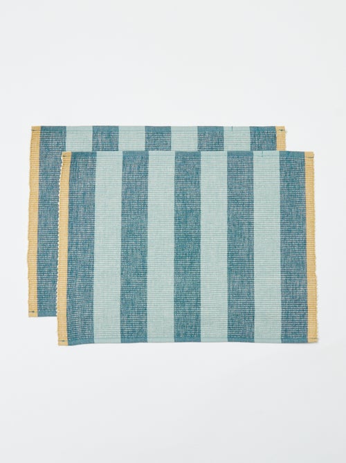 Pack de 2 manteles individuales estampados (32x45 cm) - Kiabi Home - Kiabi