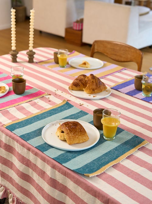 Pack de 2 manteles individuales estampados (32x45 cm) - Kiabi Home - Kiabi