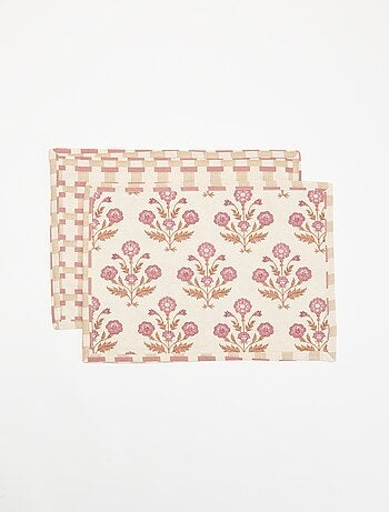Pack de 2 manteles individuales estampados