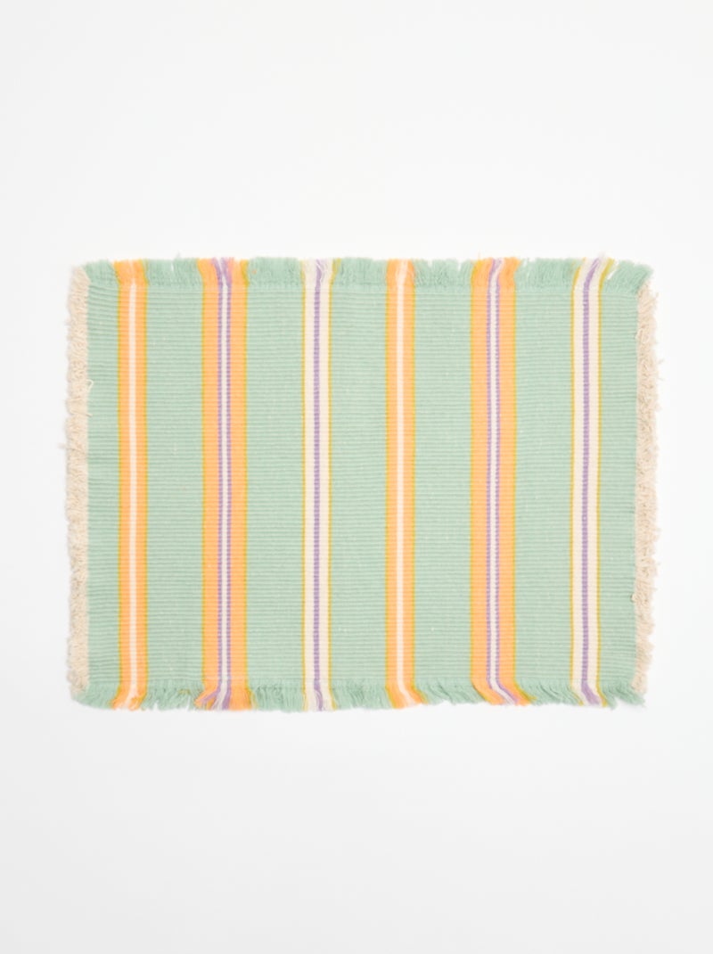 Pack de 2 manteles individuales Naranja - Kiabi