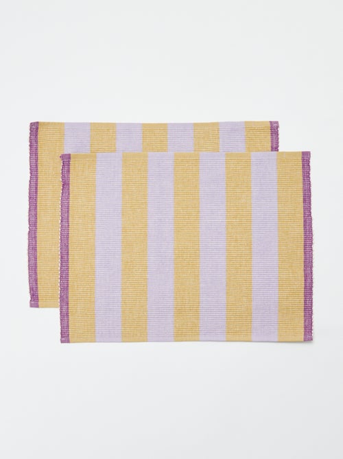 Pack de 2 manteles individuales originales (32x45 cm) - Kiabi Home - Kiabi