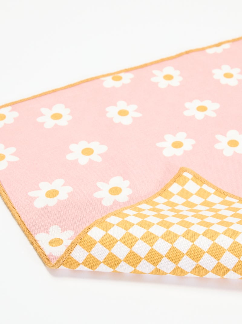 Pack de 2 manteles individuales Rosa - Kiabi
