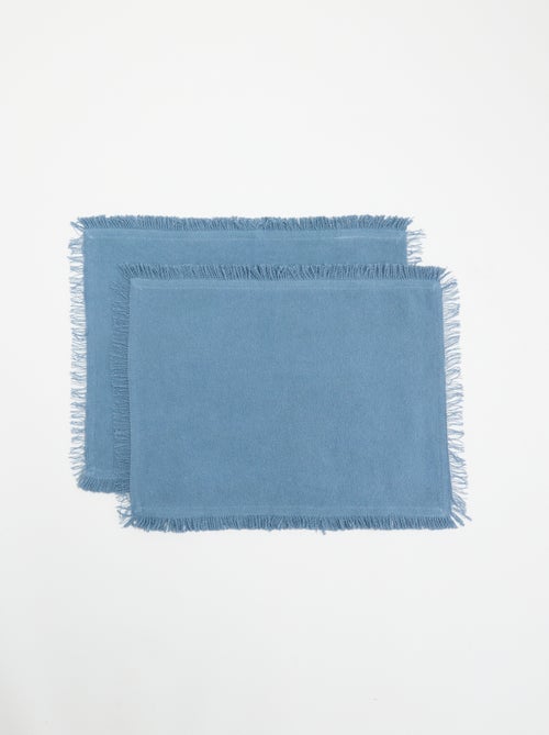 Pack de 2 manteles individuales tejidos - Kiabi Home - Kiabi Pack de 2 manteles individuales tejidos - Kiabi Home - Kiabi