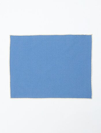 Pack de 2 manteles individuales/servilletas lisos 2 en 1 32 x 40 cm - Kiabi Home