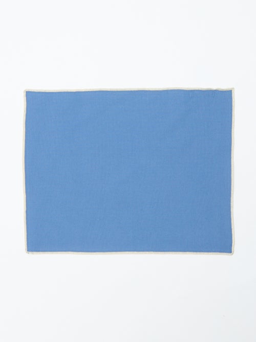 Pack de 2 manteles individuales/servilletas lisos 2 en 1 32 x 40 cm - Kiabi Home - Kiabi