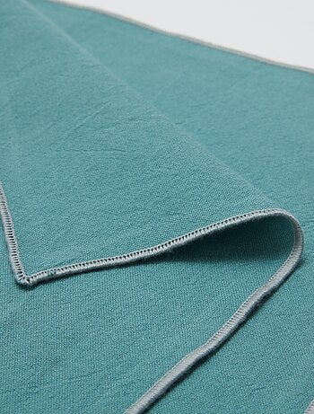 Pack de 2 manteles individuales/servilletas lisos 2 en 1 32 x 40 cm - Kiabi Home
