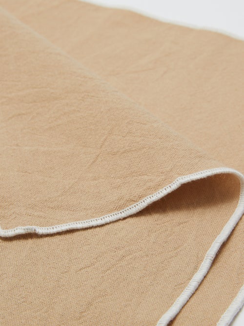 Pack de 2 manteles individuales/servilletas lisos 2 en 1 (32x40 cm) - Kiabi Home - Kiabi