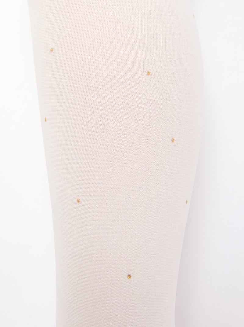 Pack de 2 medias finas de fantasía BLANCO - Kiabi