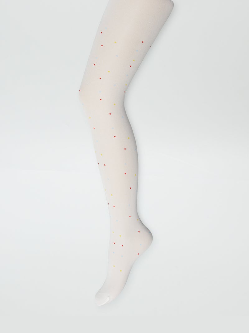 Pack de 2 medias finas de fantasía ROJO - Kiabi