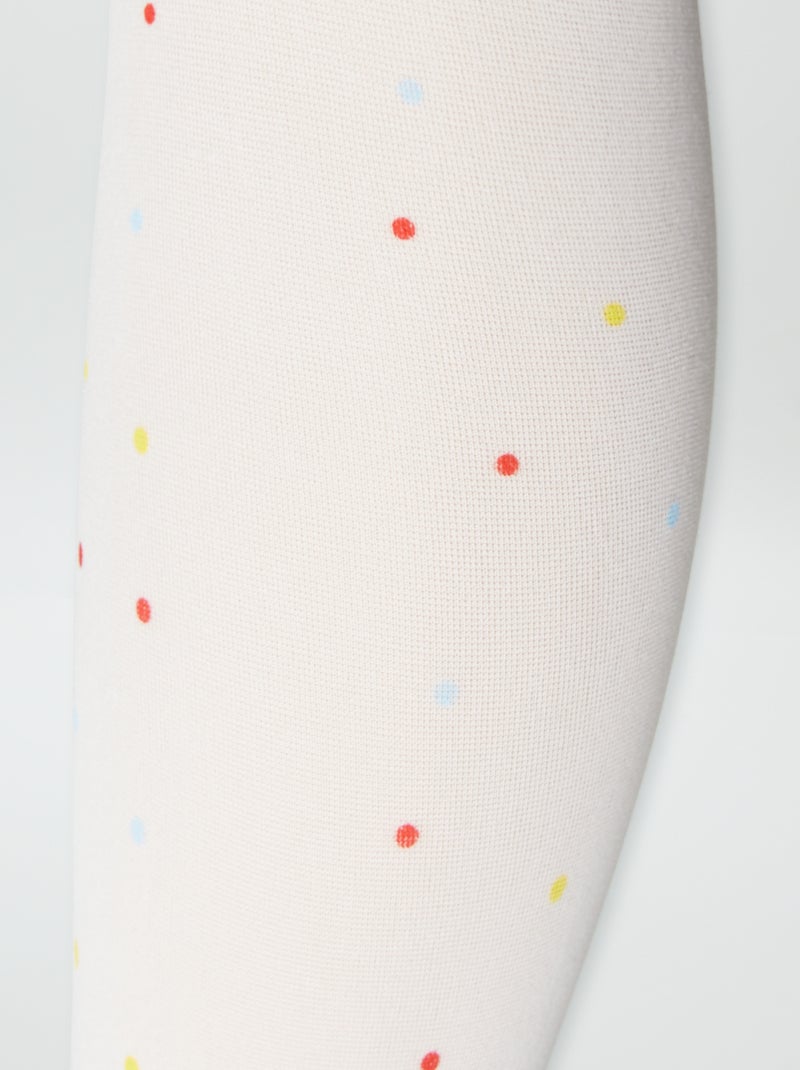 Pack de 2 medias finas de fantasía ROJO - Kiabi