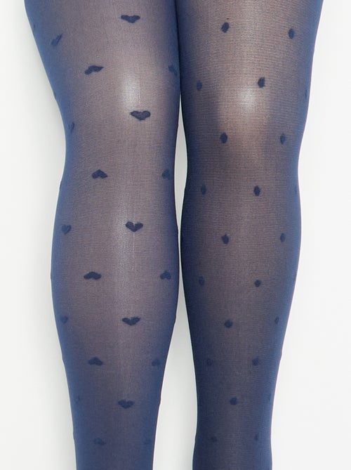 Pack de 2 medias ligeras estampadas - Kiabi