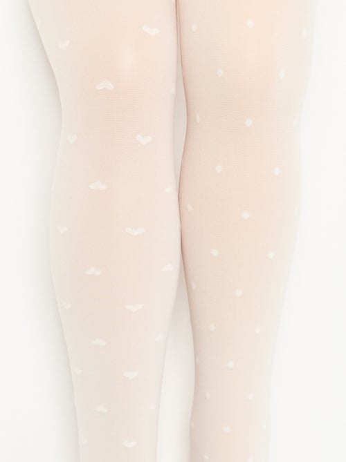 Pack de 2 medias ligeras estampadas - Kiabi