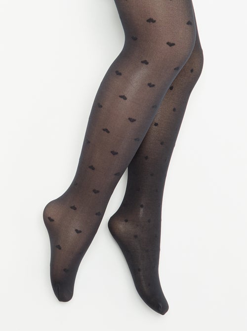 Pack de 2 medias ligeras estampadas - Kiabi