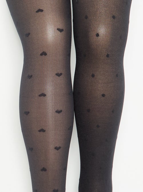 Pack de 2 medias ligeras estampadas - Kiabi