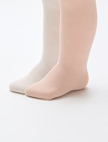 Pack de 2 medias ligeras estampadas